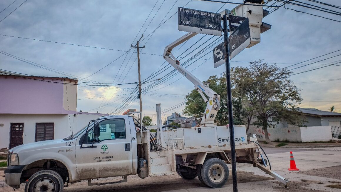 Reconfiguración de redes de energía, en la zona sur.