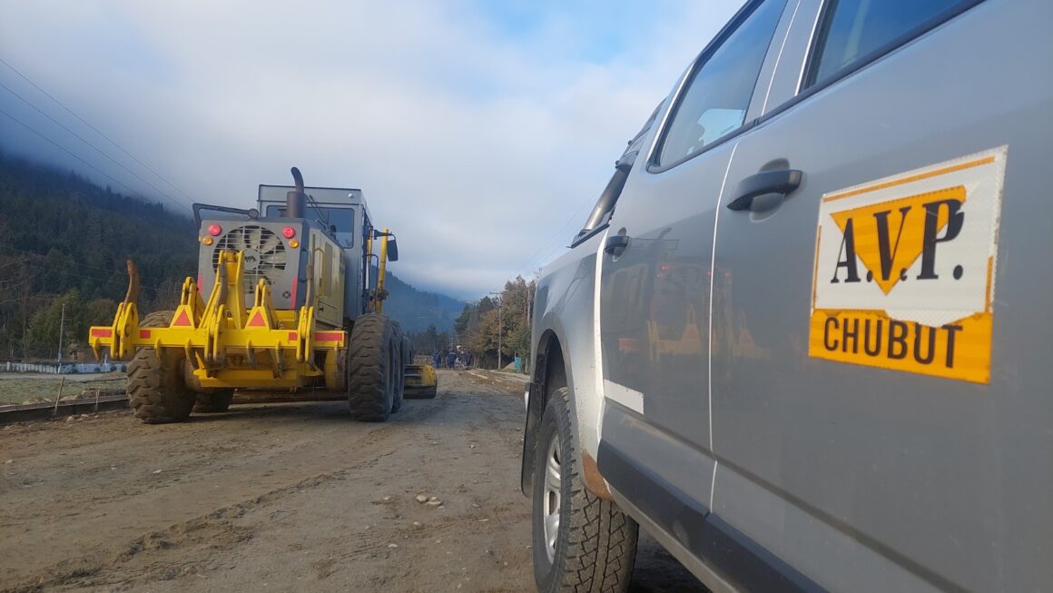 Con fondos provinciales el Gobierno mejora el acceso a Lago Puelo