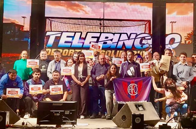 Exitoso sorteo del Telebingo Deportivo en Puerto Madryn