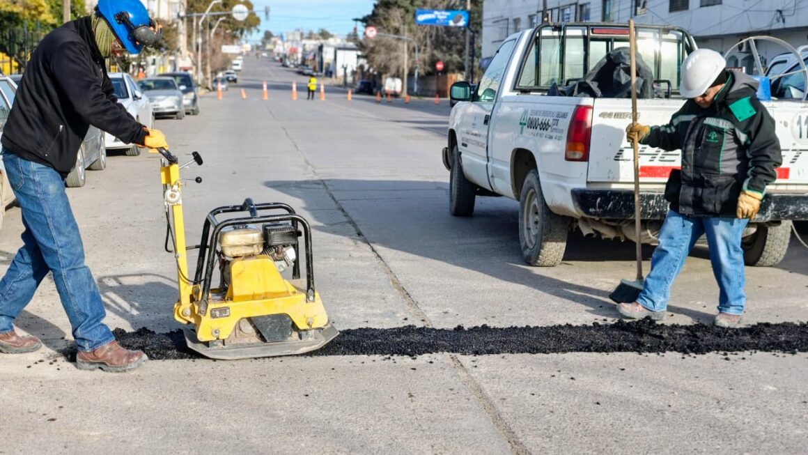 Obras civiles luego de la intervención sobre servicio de agua potable.