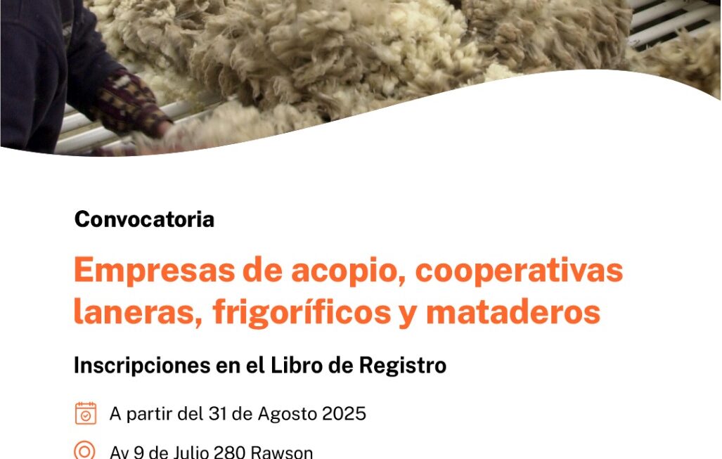 Provincia convoca a empresas a inscribirse en el Registro de Acopiadores