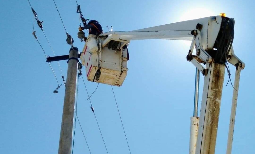 Corte imprevisto de energía en la zona centro y sur de la ciudad.