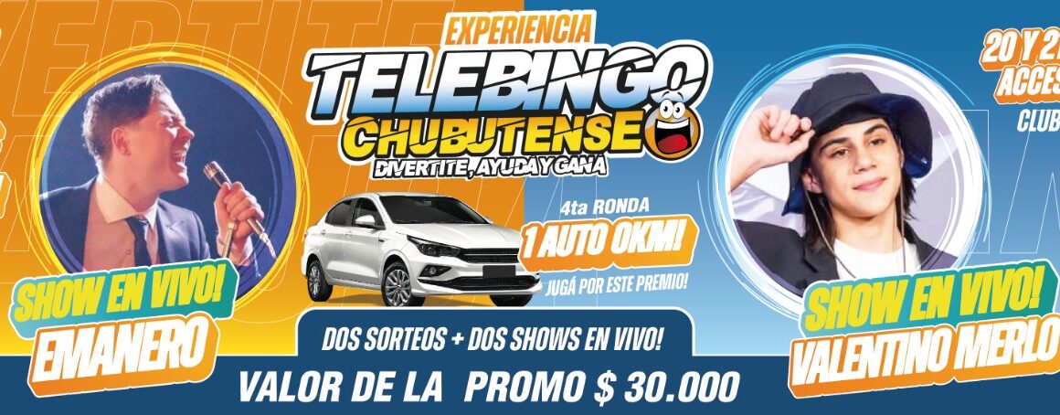Chubut con gran expectativa por la llegada del evento “Experiencia Telebingo”