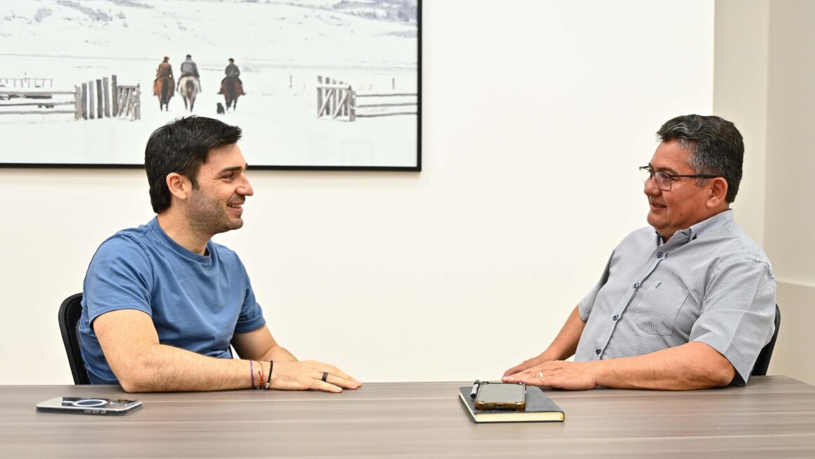 Torres recibió a Loyola y Mongilardi para analizar obras previstas para el 2026 en Camarones y Alto Río Senguer