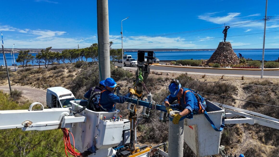 Finalizaron las tareas de energía en la zona sur