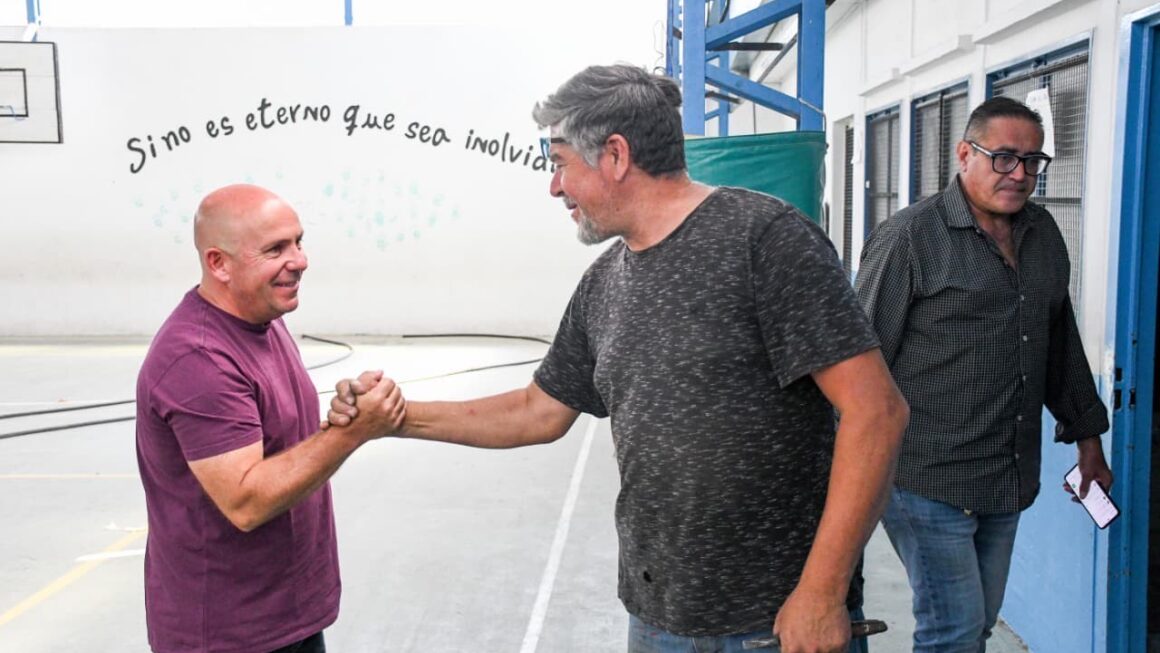 Sastre Supervisó Las Obras En La Escuela Municipal N° 1