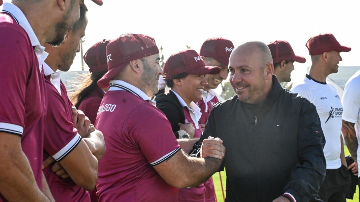 Sastre Visitó La Clínica De Fútbol De Martín Rolle En El Club Social Y Atlético Guillermo Brown