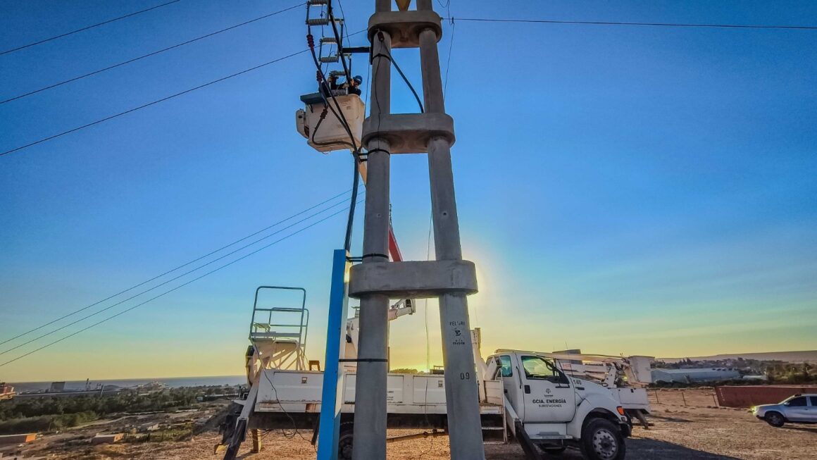 Finalizaron las tareas sobre E.T. Pujol y quedó energizada la zona norte.