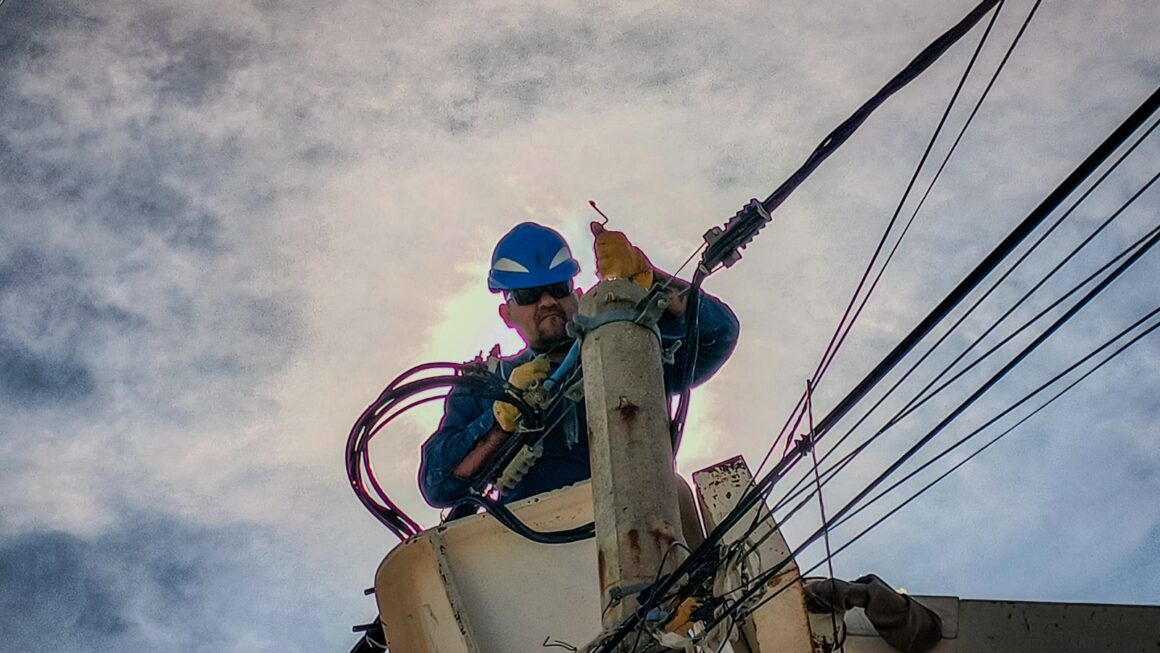 Intervención sobre redes de alumbrado en la zona céntrica.