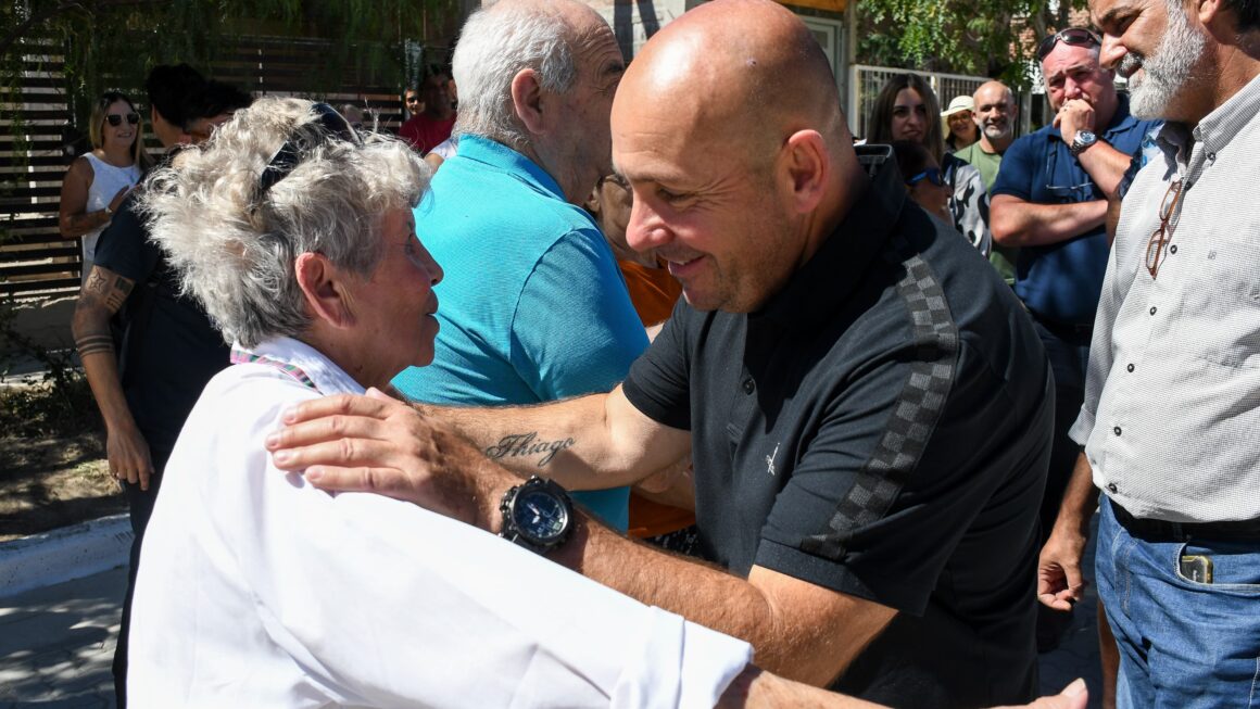 Sastre Inauguró El Adoquinado En Calle Murga