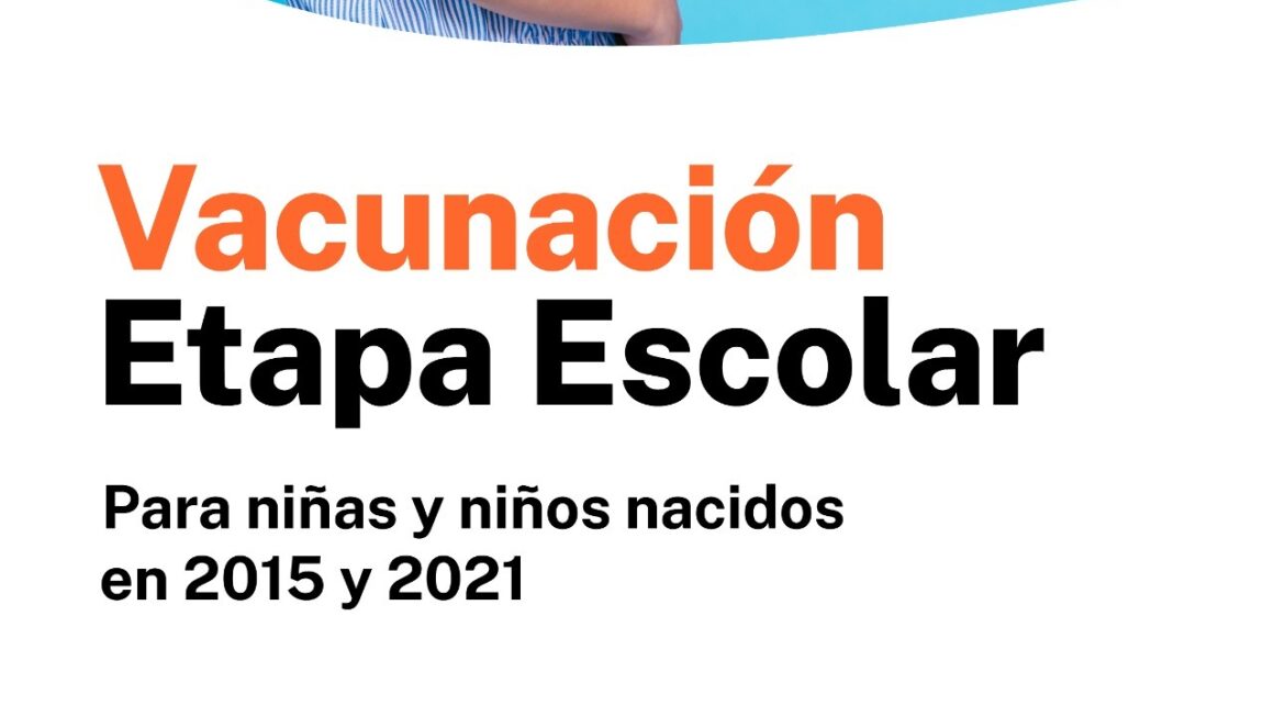 Provincia recordó la importancia que las familias completen la Vacunación de niñas y niños en Etapa Escolar
