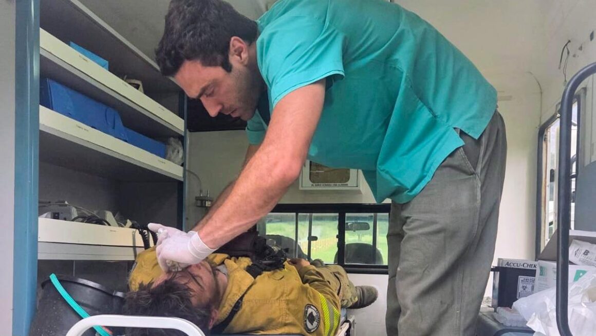 Emergencia ígnea: Provincia desplegó una amplia red de asistencia sanitaria en la Cordillera