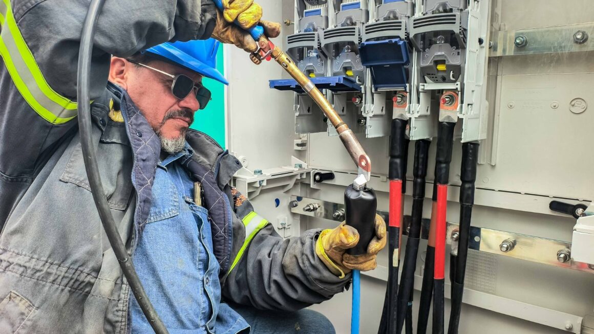 Vinculación de nuevas redes subterráneas de energía en la zona céntrica.