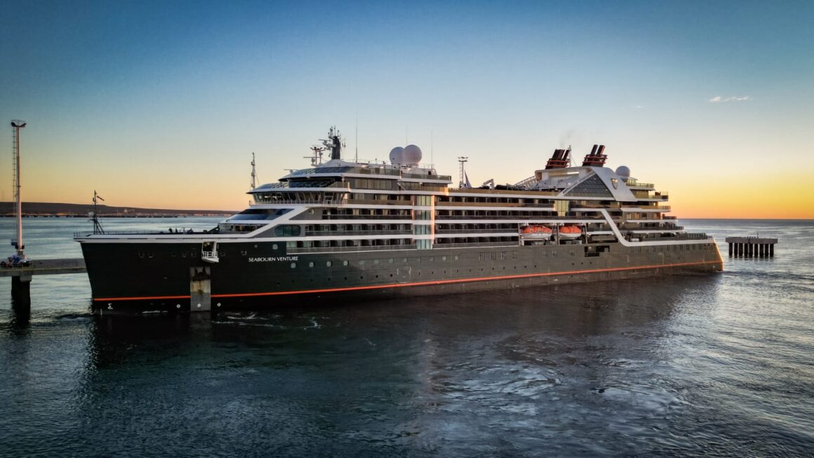 Chubut suma una nueva escala de alto nivel con la llegada del crucero Seabourn Venture