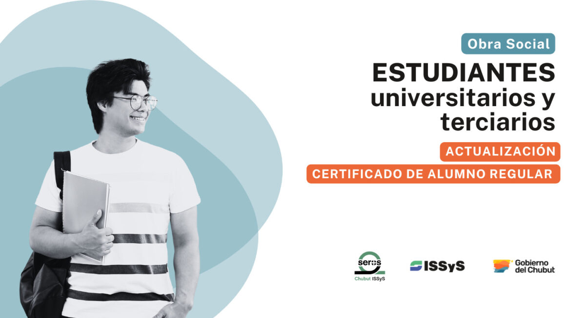 SEROS recuerda a afiliados que estudian fuera de Chubut la importancia de tramitar la Carta de Presentación
