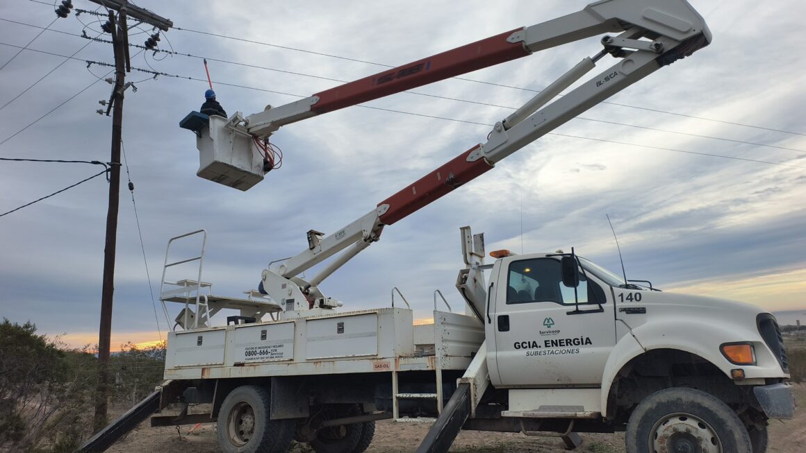 Mantenimiento urgente de redes de energía en la zona norte.