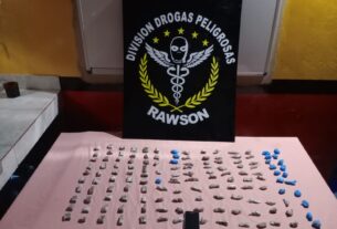 La Policía del Chubut desbarató una banda dedicada al narcomenudeo