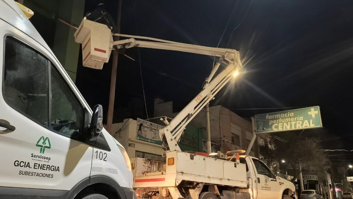 Quedo normalizado el servicio de energia en la zona centro.