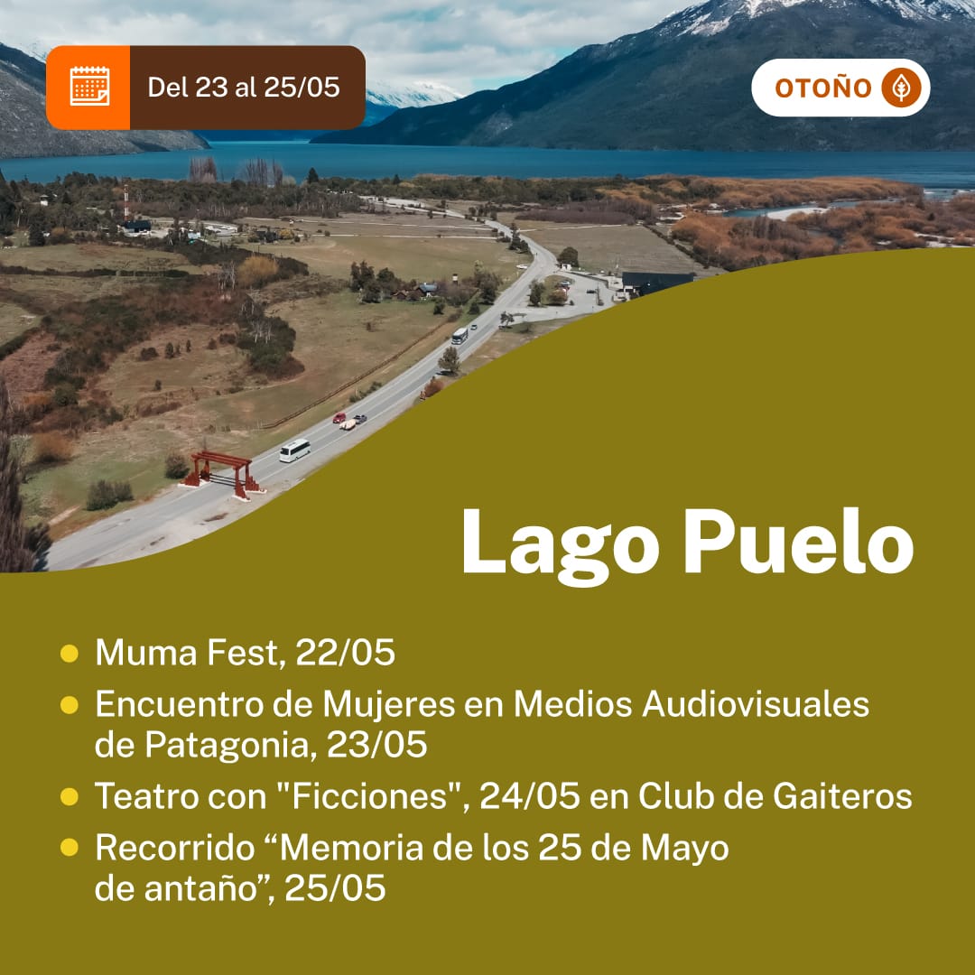 Chubut celebra el fin de semana patrio con actividades turísticas, culturales y gastronómicas en toda la provincia
