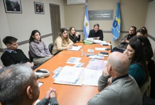 El Municipio Se Reunió Con Representantes Del Colegio De Arquitectos De Chubut Por El Desarrollo Urbano Sur