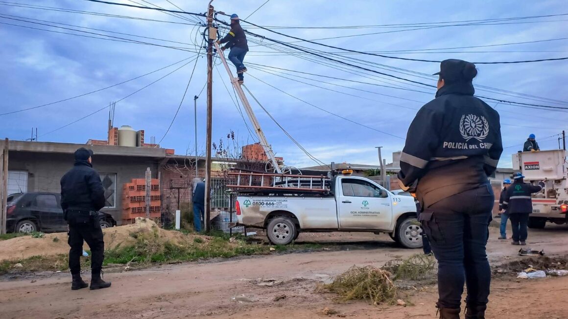 Nuevo operativo por conexiones clandestinas de energía.