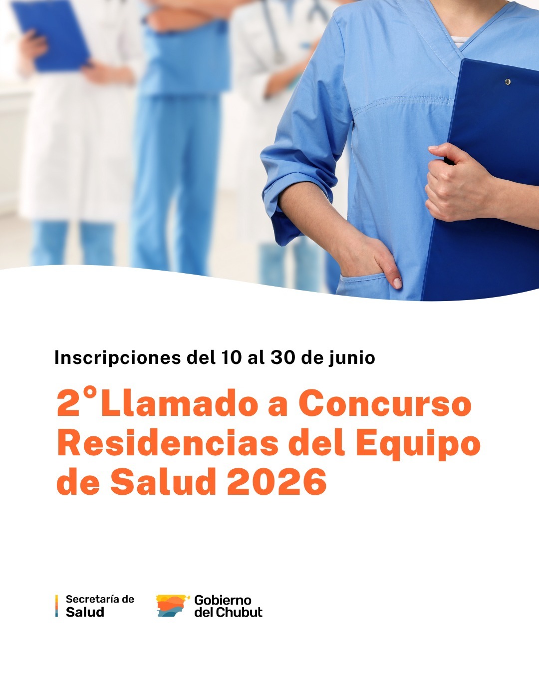 Chubut realiza el segundo llamado para cubrir cargos de las “Residencias del Equipo de Salud 2026”