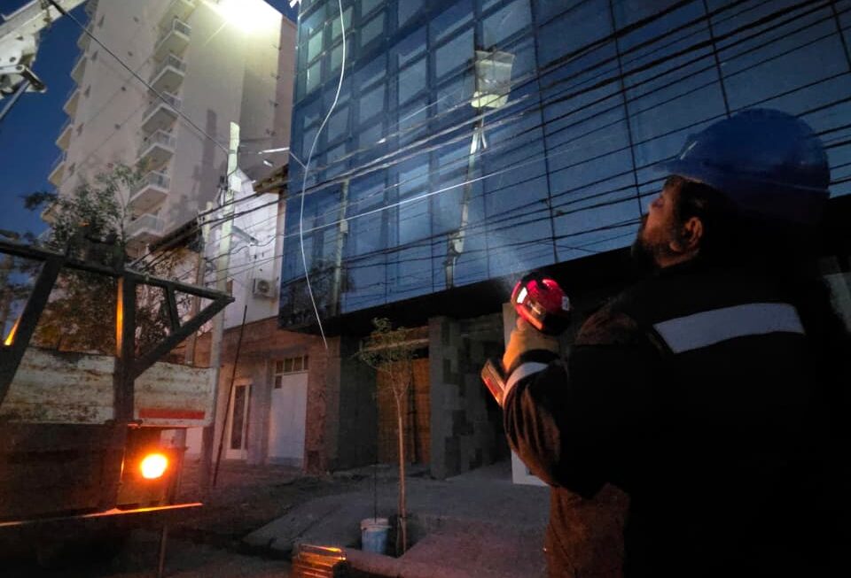 Finalizó la reparación de redes y quedó energizada la zona céntrica.