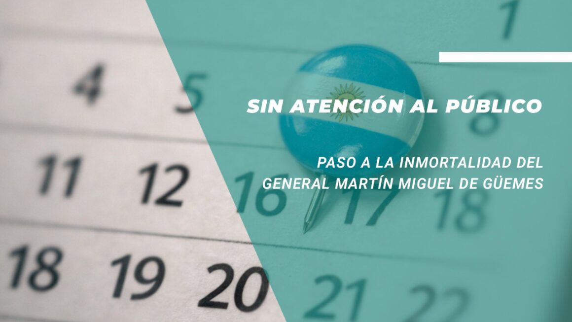 Lunes 15 de junio, sin atención al público