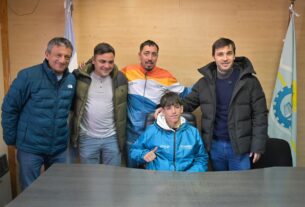 Torres ratificó el acompañamiento a los clubes del interior con una importante inversión para el Club Pirque de Epuyén