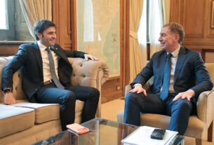 Torres se reunió con Santilli en Casa Rosada y confirmó que la semana próxima se licitará el Acueducto de Comodoro Rivadavia