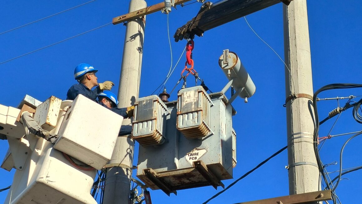 Nuevo transformador para la Subestación 24.