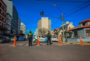 Reparación sobre red de agua potable en la zona céntrica